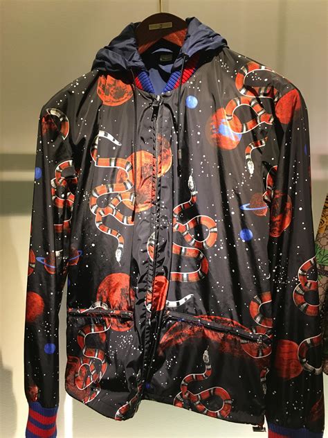 gucci snake windbreaker|Gucci windbreaker jacket.